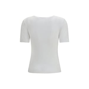 Ganni Witte Katoenen T-Shirt