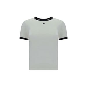 Courrèges Witte Katoenen T-Shirt