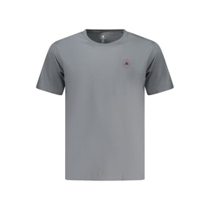 Converse Grijze Katoenen T-Shirt voor Mannen