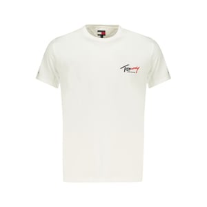 Tommy Hilfiger Witte Katoenen Heren T-Shirt
