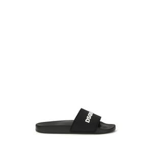 Dsquared² Zwarte Rubber Sandalen