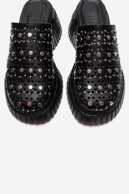 Harlow Leren Platform Sandaal