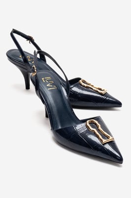 Yvella Gesp Spitse Neus Stiletto Pump