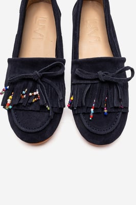 Evelyn Leren Loafer