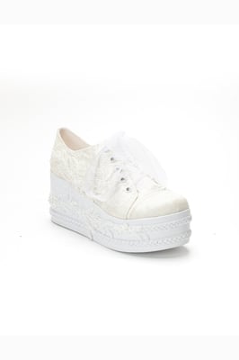 Valencia Veter Platform Bruidsneaker