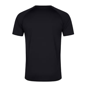 Canterbury Heren Klein Logo Super Light T-Shirt (Zwart/Gunmetaalgrijs)