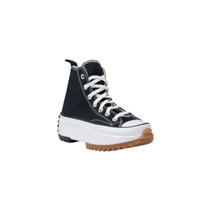 Converse Zwarte en Witte Stoffen Chunky Sneakers
