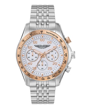 Aston Martin Thrill Sgt W Heren Zilver Horloge MTRS1F504