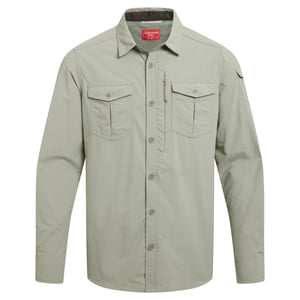 Craghoppers Heren Adventure III Nosilife shirt met lange mouwen (Bayleaf)