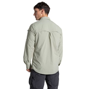Craghoppers Heren Adventure III Nosilife shirt met lange mouwen (Bayleaf)