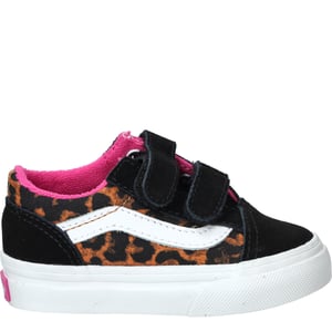 Vans Old Skool V Leopard Pop Sneakers Meisjes