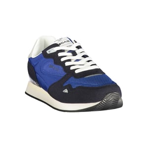 Gas Blauw Polyester Heren Sneakers