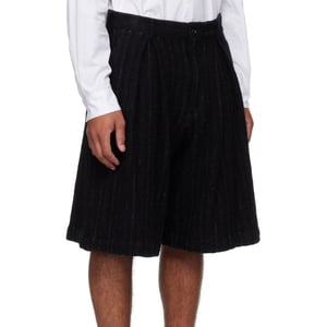 Comme Des Garçons Zwarte Nylon Kniehoogte