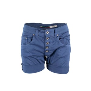 Alsjeblieft Blauwe Katoenen Korte Broek