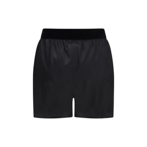 Tom Ford Zwarte Zijde Bermuda Shorts