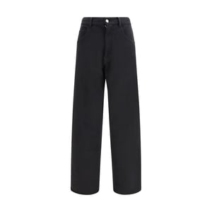 MM6 Zwarte Katoenen Sportbroek