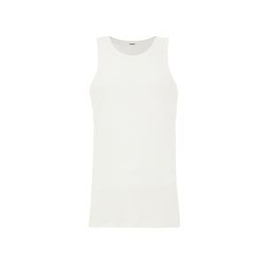 Jil Sander Witte Katoenen Mouwloze Jas