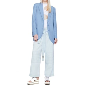 Stella McCartney Blauwe Katoenen Casual Broek