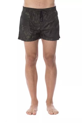 Roberto Cavalli Sport Army Polyester Mannen Zwemkleding