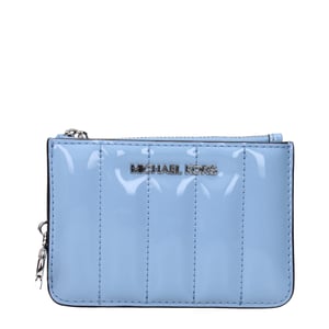 Michael Kors Lichtblauw Leren Portemonnee