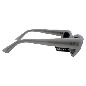 Ray-Ban Zena Cat-Eye zonnebril in wit acetaat