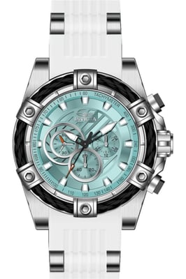 Invicta Bolt 50603 Herenhorloge - Quartz Uurwerk - Roestvrij Staal met Blauwe Wijzerplaat - 52 mm