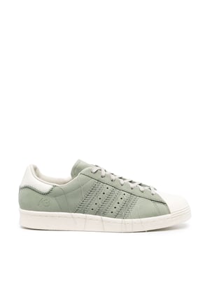 Superstar sneakers met losse draden
