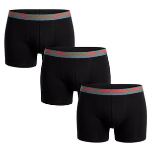Pakket van 3 herenboxers van katoen in kleuren D306XP