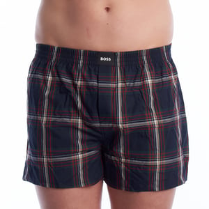 Verpakking van 2 Heren Poplin Pyjama Korte Broeken 50515464