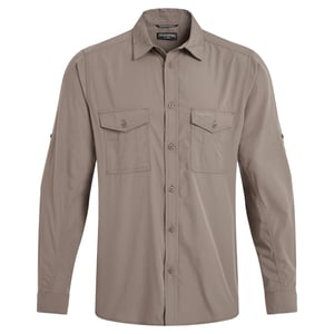 Craghoppers Heren Kiwi II shirt met lange mouwen (Kiezelsteentjes)