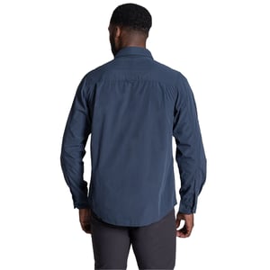 Craghoppers Heren Kiwi II shirt met lange mouwen (Omberblauw)