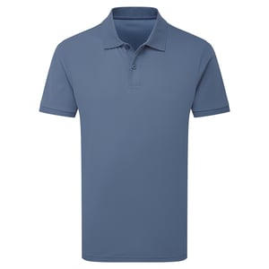 Asquith & Fox Heren Premium gemerceriseerd katoenen poloshirt (Blauw staal)