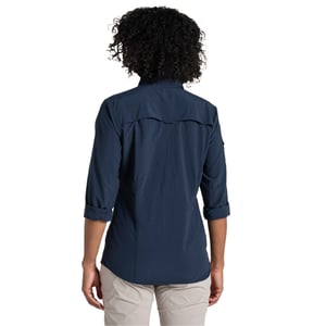 Craghoppers Dames/Dames Adventure III Nosilife Shirt Met Lange Mouwen (Blauwe Marine)