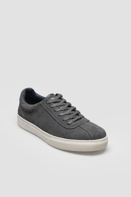 Ben Sherman Bentley II Suède Heren Grijze Sneakers