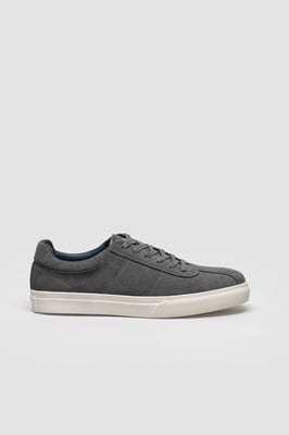 Ben Sherman Bentley II Suède Heren Grijze Sneakers