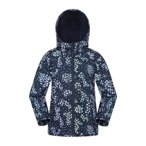 Mountain Warehouse Kinder/Kinder Exodus II Camouflage Waterafstotend Soft Shell Jasje (Lichtroze)