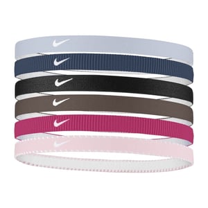 Nike Y Flex Classic Sporthoofdband (Verpakking van 6) (Multicolour)