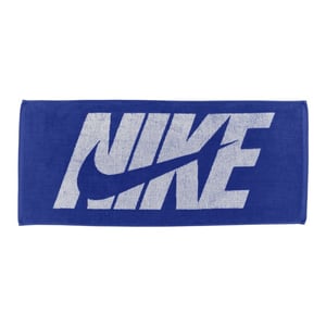 Nike Uniseks trainingshanddoek met grafische jacquard voor volwassenen (Blauwdruk)