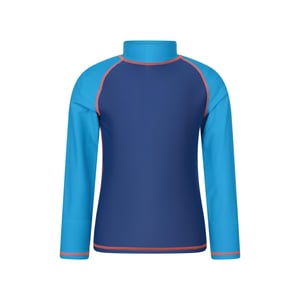 Mountain Warehouse Rash Top met lange mouwen voor kinderen/Kinderen (Helder Blauw)
