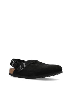 Tokio Shearling Suede Mules