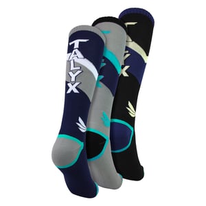 3-Pack Heren Skisokken met Versterking, Thermisch, Vochtregulerend, Wintersportsokken