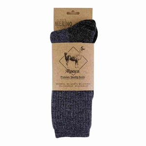 1 Verpakking Heren Alpaca Merino Wol Zware Wandelsokken