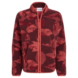 Craghoppers Dames/Dames Catalina Leaf Print Fleecejack (Sumak Rood)