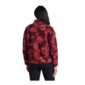 Craghoppers Dames/Dames Catalina Leaf Print Fleecejack (Sumak Rood)