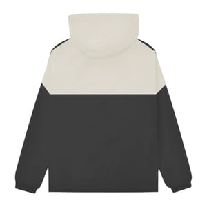 Lambretta Heren SS26 jas met contrasterend paneel (IJzer/Zilver)