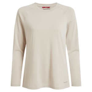 Craghoppers Dames/Dames Nour Nosilife T-shirt met lange mouwen (Oestermarmel)