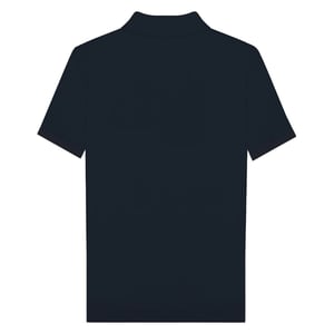 Lambretta Heren Verticaal Gestreept Gebreid Poloshirt (Marine/Kaas/Zilver)