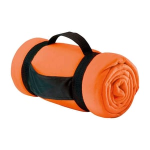 SOLS Stavenger Plaid Deken van Fleece (Helder oranje)