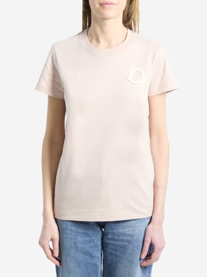 T-shirt met geborduurd logo