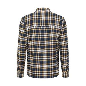 Mountain Warehouse Heren Overhemd met lange mouwen in molton (Indigo)